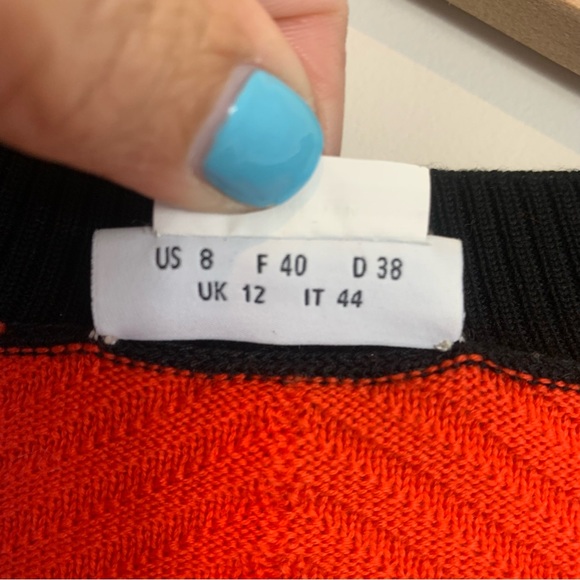 Akris Punto Bergdorf Goodman Herringbone Stripe Merino Pullover Sweater - Picture 5 of 10